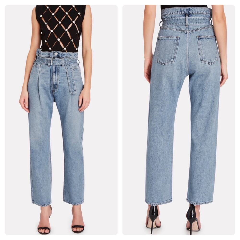 Agolde Jeans Agolde Reworked 90s Paperbag Jeans Ultra High Rise Straight Leg